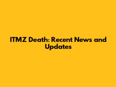 ITMZ Death: Recent News and Updates