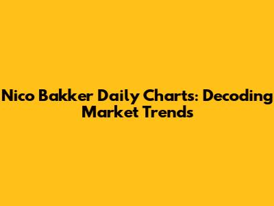 Nico Bakker Daily Charts: Decoding Market Trends